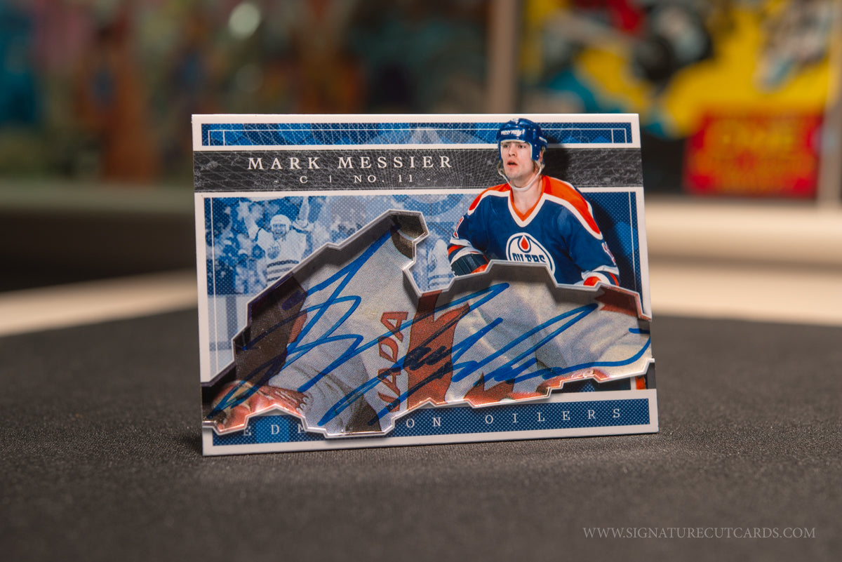 Mark Messier Edmonton Oilers Expansion Era Signature Cut Card