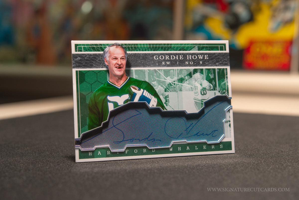 Gordie Howe Hartford Whalers Expansion Era Signature Cut Card