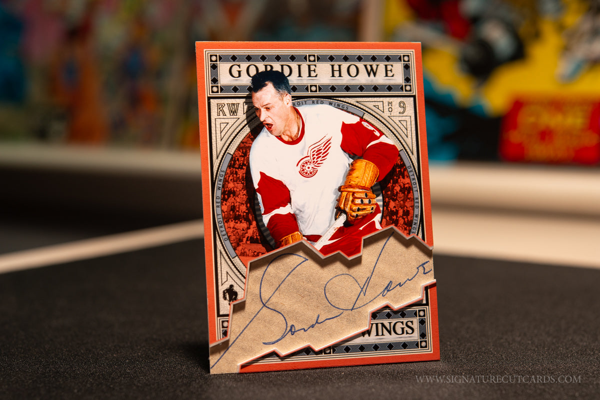 Gordie Howe Detroit Red Wings Expansion Era Signature Cut Card