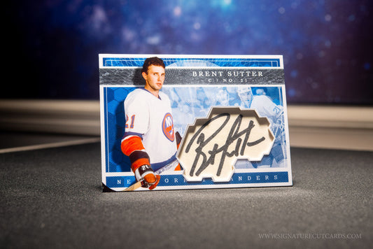 Brian Sutter New York Islanders Expansion Era Signature Cut Card