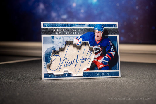 Shane Doan Winnipeg Jets Expansion Era Signature Cut Card