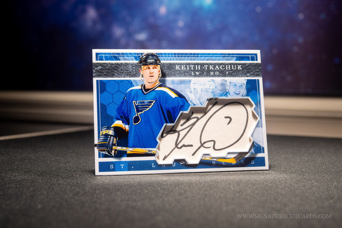 Keith Tkachuk St. Louis Blues Expansion Era Signature Cut Card