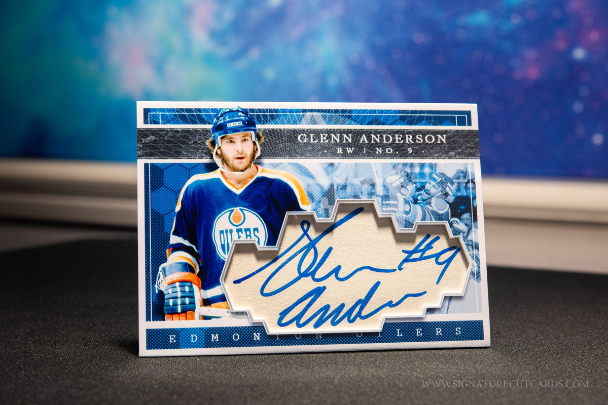 Glenn Anderson Edmonton Oilers Expansion Era Signature Cut Card