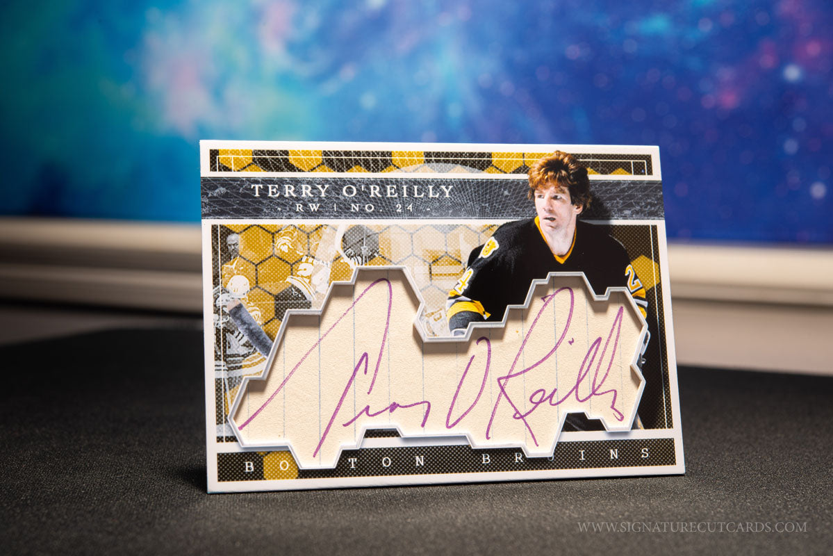 Terry O'Reilly Boston Bruins Expansion Era Signature Cut Card