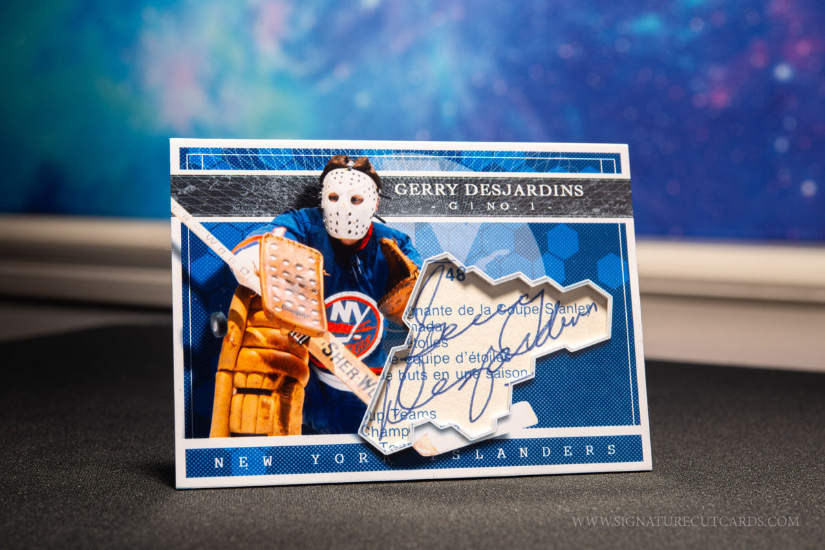 Gerry Desjardins Buffalo Sabres Expansion Era Signature Cut Card