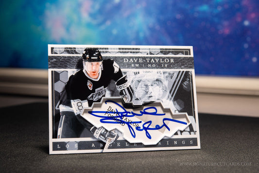 Dave Taylor Los Angeles Kings Expansion Era Signature Cut Card