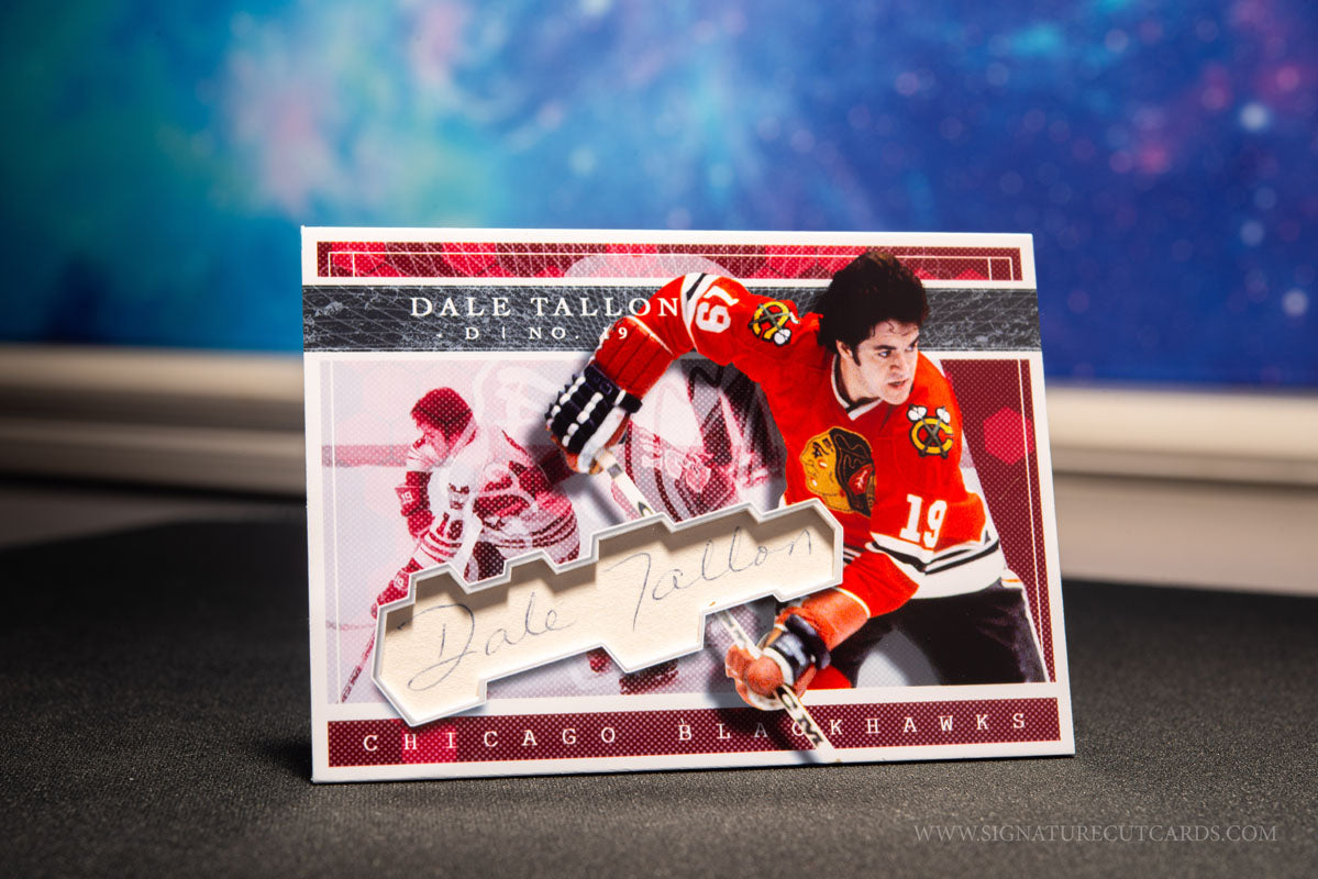 Dale Tallon Chicago Blackhawks Expansion Era Signature Cut Card