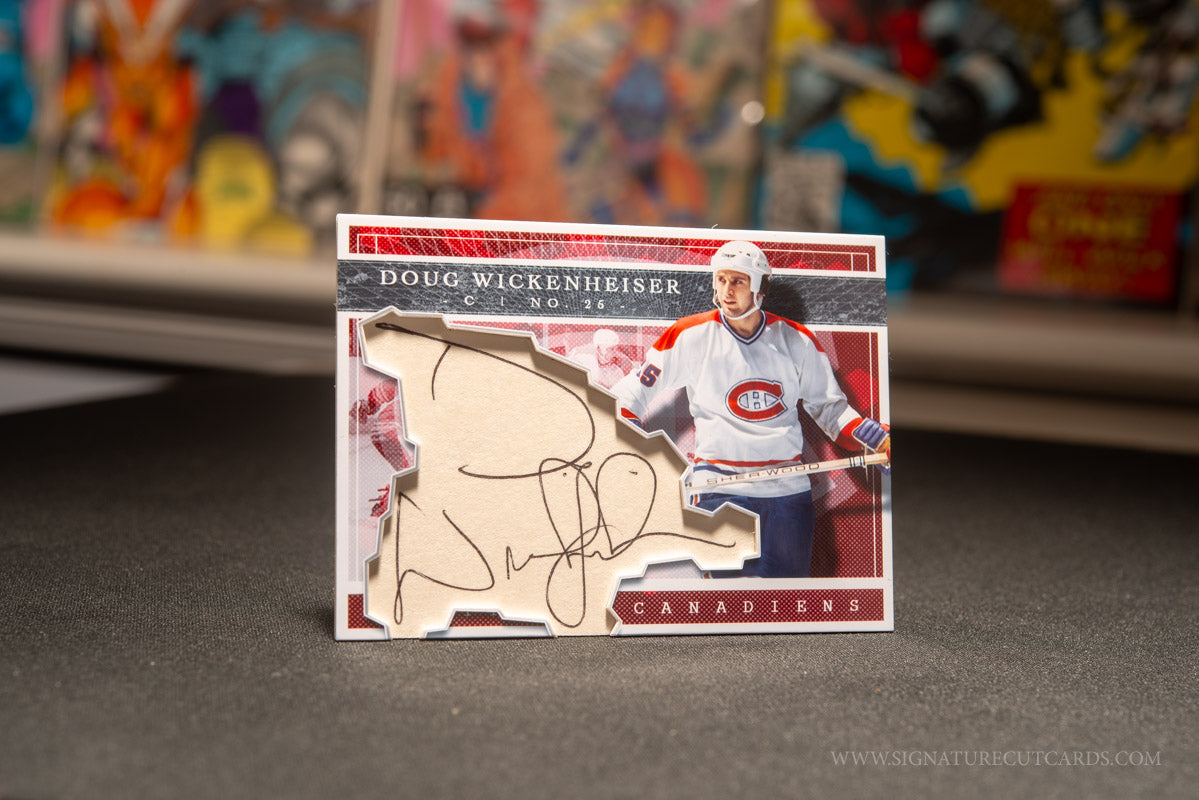 Doug Wickenheiser Montreal Canadiens Expansion Era Signature Cut Card