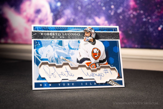 Roberto Luongo New York Islanders Expansion Era Signature Cut Card