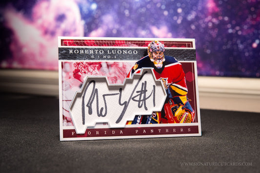 Roberto Luongo Florida Panthers Expansion Era Signature Cut Card