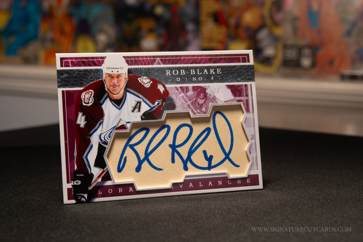 Rob Blake Colorado Avalanche Expansion Era Signature Cut Card