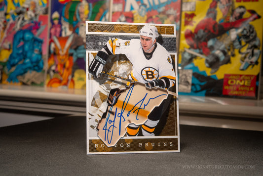 Ray Bourque Boston Bruins Expansion Era Signature Cut Card *Large