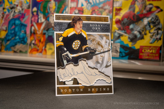 Bobby Orr Boston Bruins Expansion Era Signature Cut Card *Large