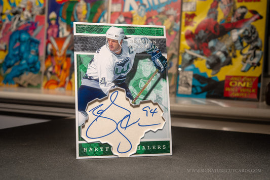 Brendan Shanahan Hartford Whalers Expansion Era Signature Cut Card *Large