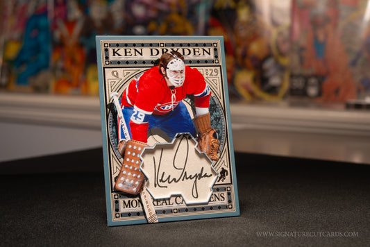 Ken Dryden Montreal Canandiens Expansion Era Signature Cut Card