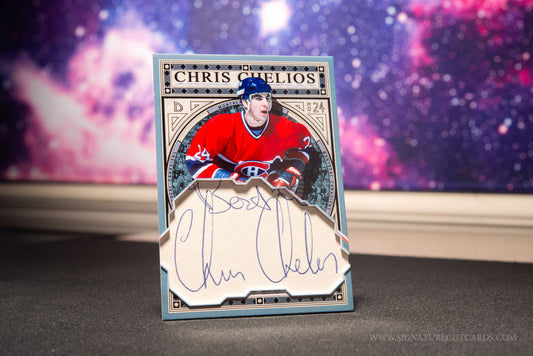 Chris Chelios Montreal Canadiens Expansion Era Signature Cut Card