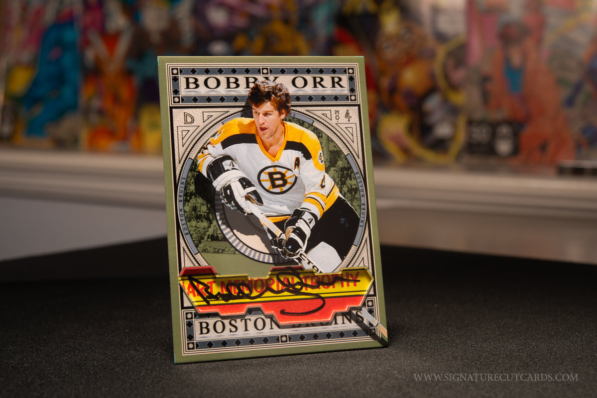 Bobby Orr Boston Bruins Expansion Era Signature Cut Card