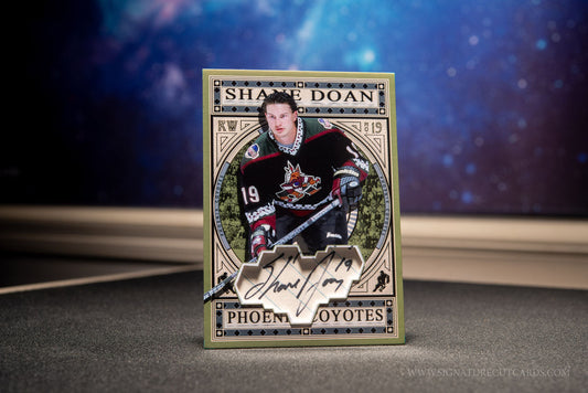 Shane Doan Phoenix Coyotes Expansion Era Signature Cut Card