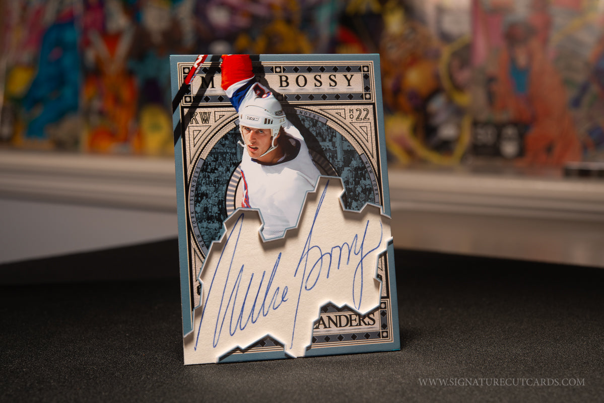 Mike Bossy New York Islanders Expansion Era Signature Cut Card