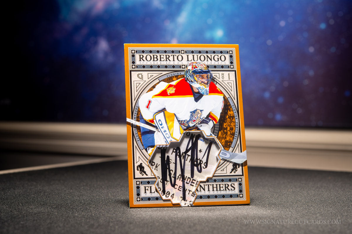 Roberto Luongo Florida Panthers Expansion Era Signature Cut Card