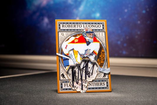 Roberto Luongo Florida Panthers Expansion Era Signature Cut Card