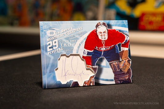 Ken Dryden Montreal Canadiens Pivotal Signature Cut Card