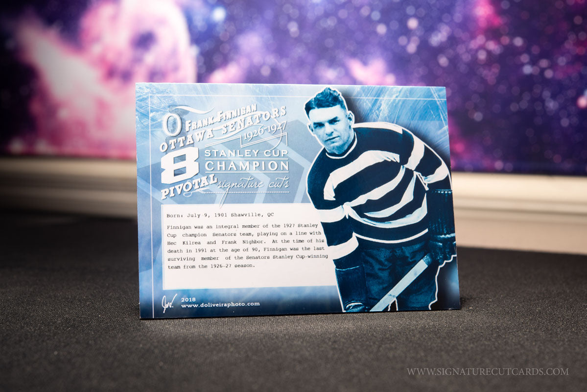 Frank Finnigan Toronto Maple Leafs Pivotal Signature Cut Card