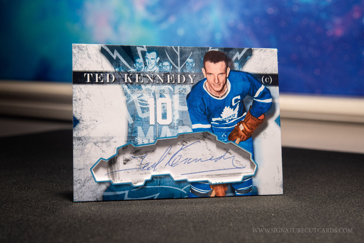 Ted Kennedy Toronto Maple Leafs Vintage Signature Cut Card