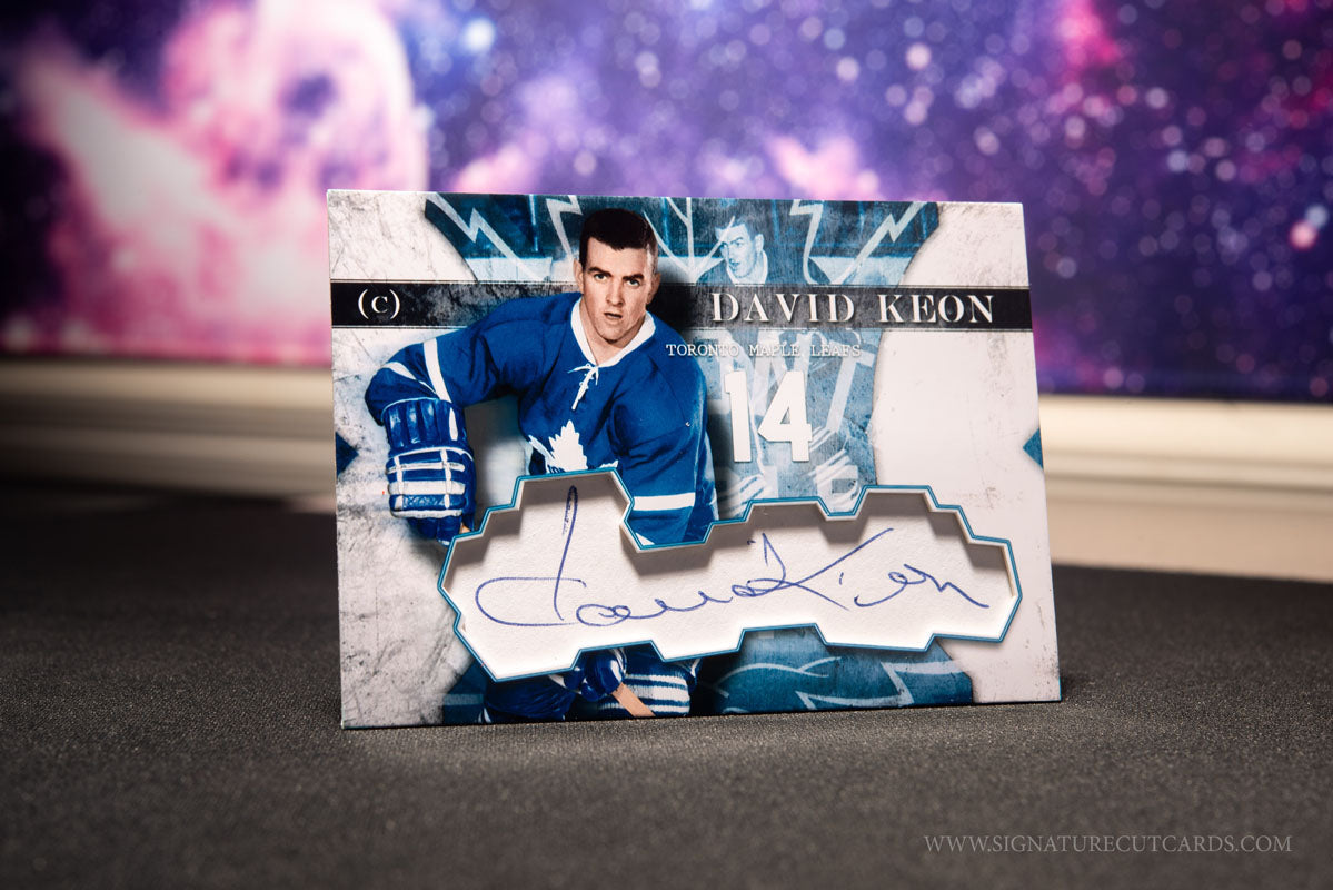 David Keon Toronto Maple Leafs Vintage Signature Cut Card