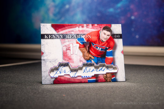 Kenny Reardon Montreal Canadiens Vintage Signature Cut Card