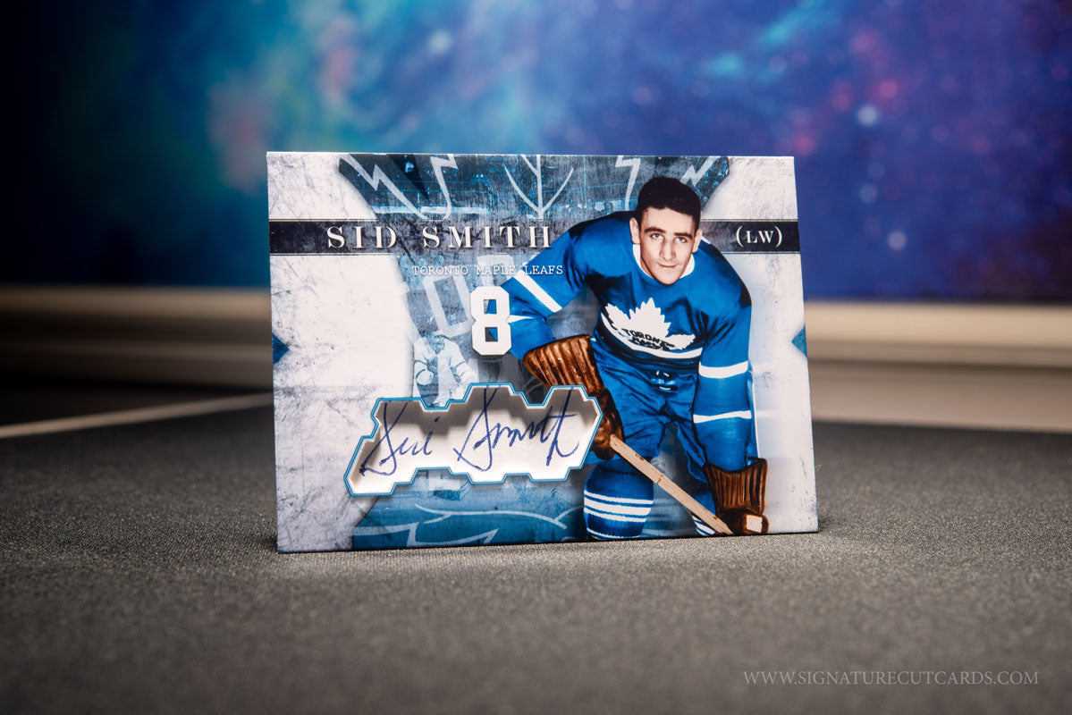 Sid Smith Toronto Maple Leafs Vintage Signature Cut Card