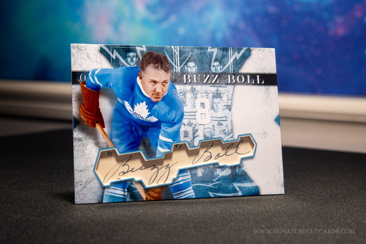 Buzz Boll Toronto Maple Leafs Vintage Signature Cut Card