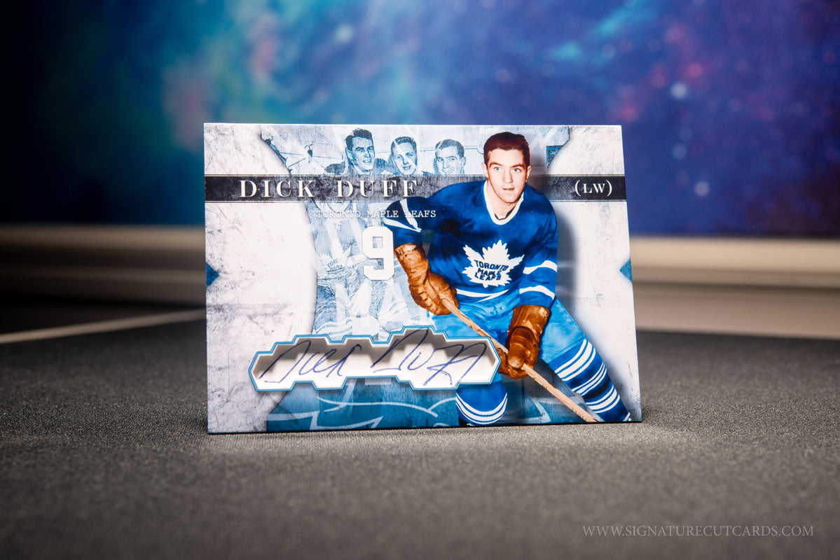 Dick Duff Toronto Maple Leafs Vintage Signature Cut Card