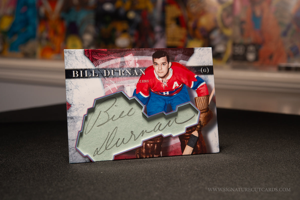 Bill Durnan Montreal Canadiens Vintage Signature Cut Card