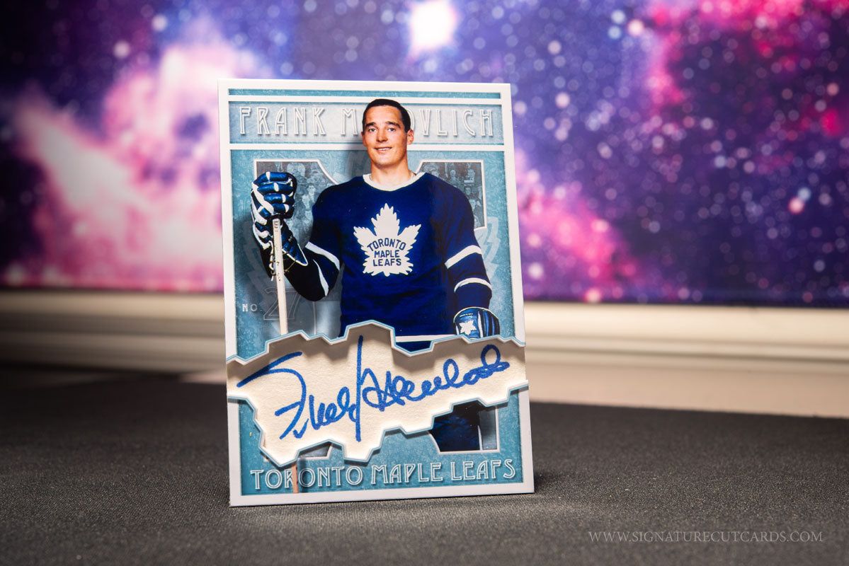 Frank Mahovlich Toronto Maple Leafs Vintage Signature Cut Card