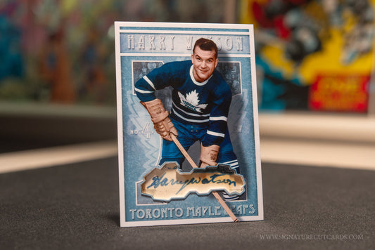 Harry Watson Toronto Maple Leafs Vintage Signature Cut Card