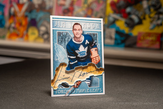 Jim Thomson Toronto Maple Leafs Vintage Signature Cut Card