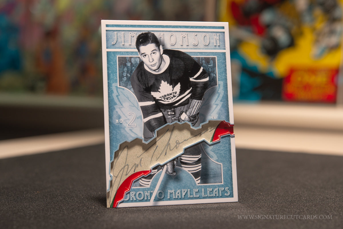 Jim Thomson Toronto Maple Leafs Vintage Signature Cut Card