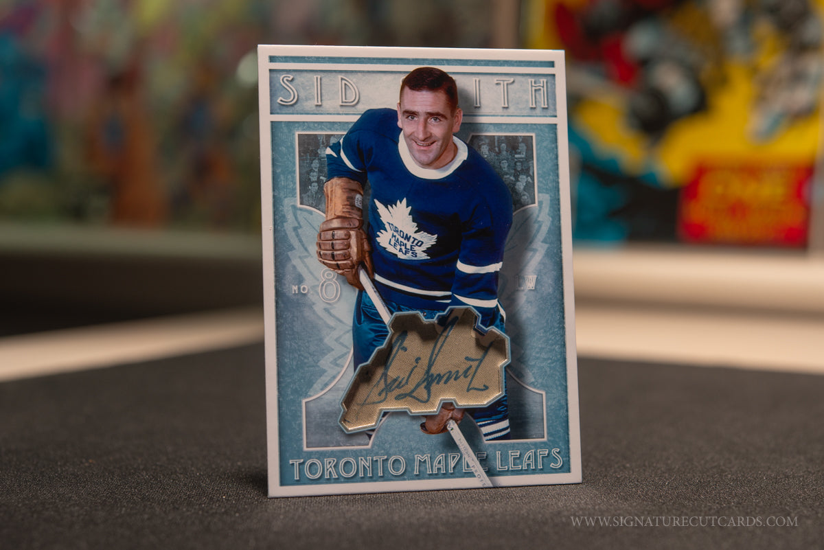 Sid Smith Toronto Maple Leafs Vintage Signature Cut Card