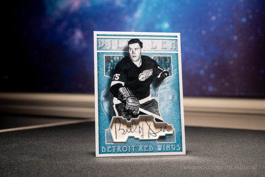 Billy Dae Detroit Red Wings Vintage Signature Cut Card