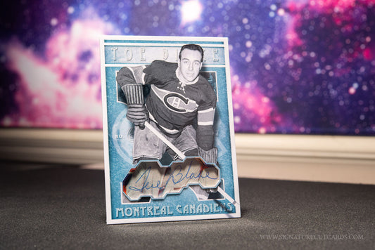 Toe Blake Montreal Canadiens Vintage Signature Cut Card