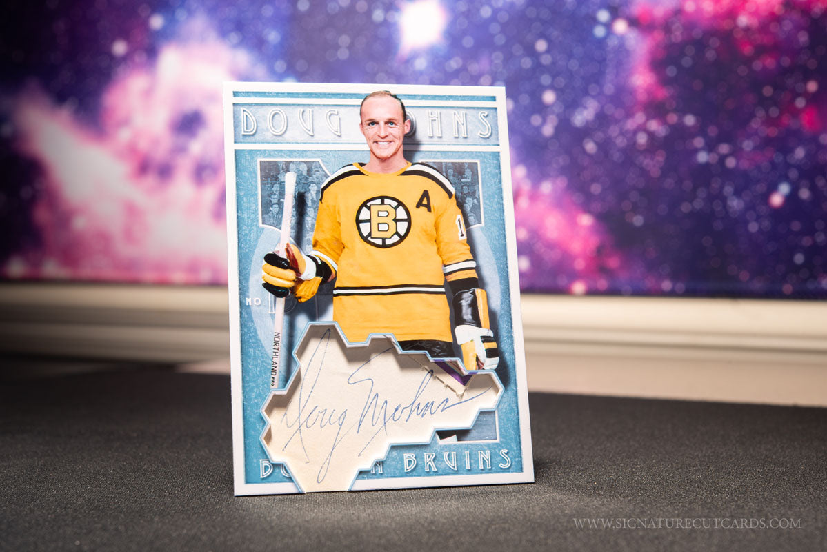 Doug Johns Boston Bruins Vintage Signature Cut Card